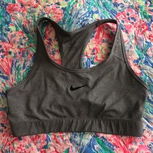 Grey NIKE Sports Bra